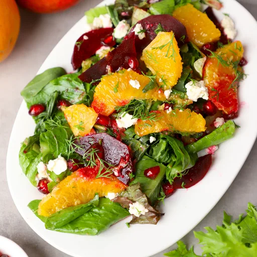 Ensalada de remolacha y naranja