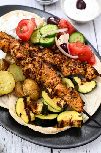 Souvlaki de Pollo