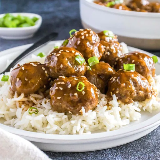 Korean Meatballs in Sauce