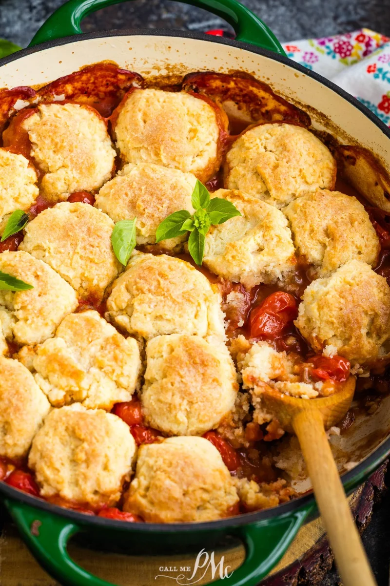 Tomato Cobbler with Canned Tomatoes