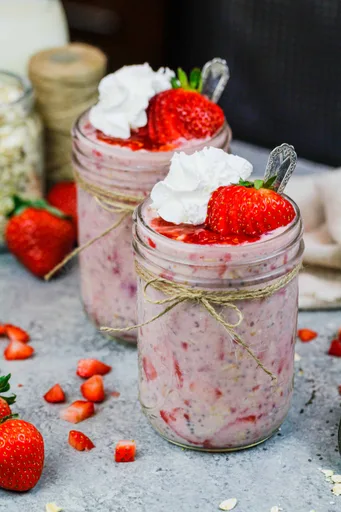 Avena Nocturna con Fresas