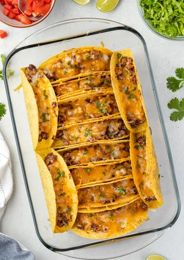 Tacos de pavo al horno