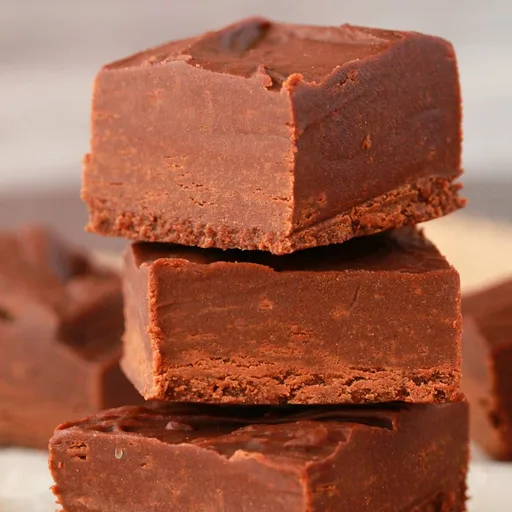 Fudge vegano de 3 ingredientes
