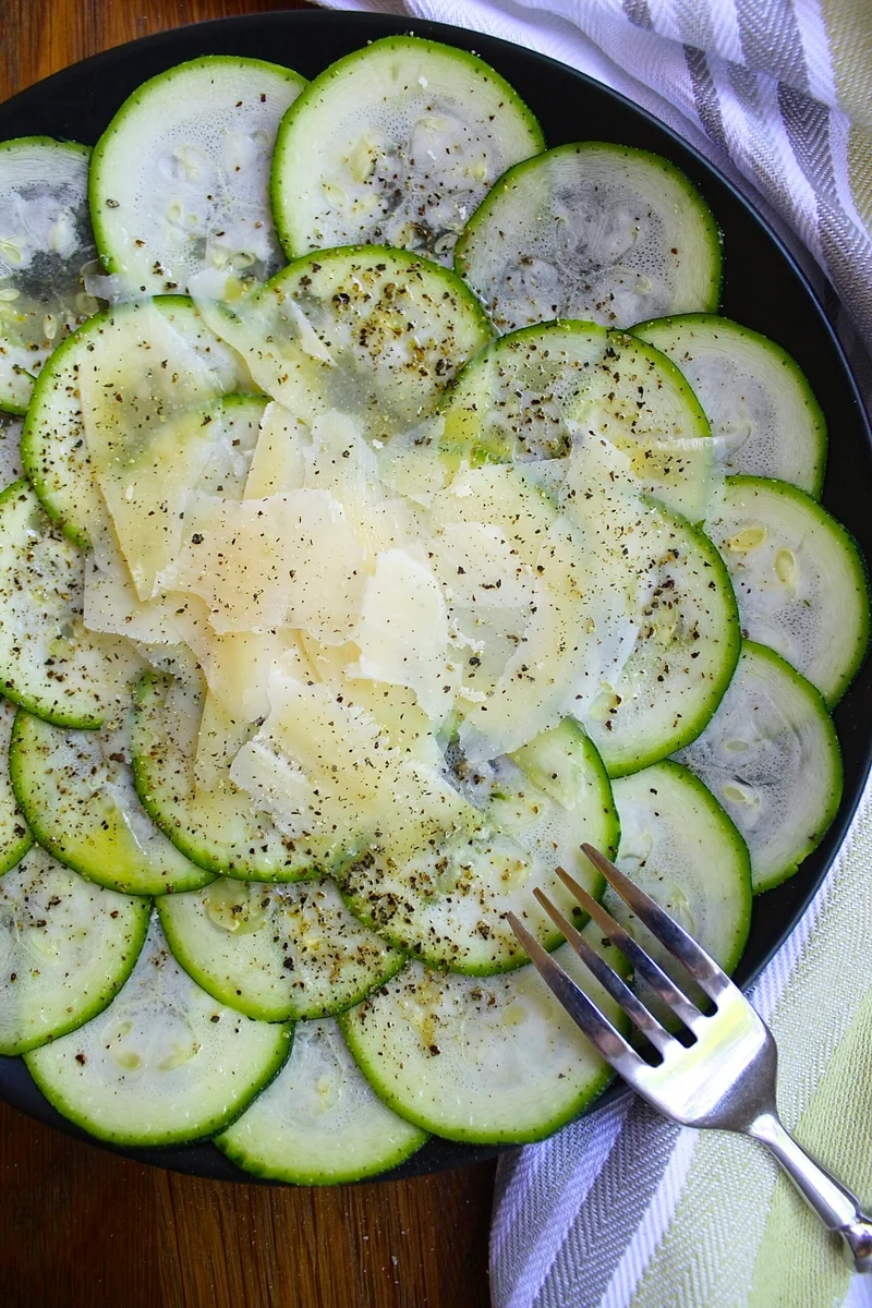 Carpaccio de calabacín