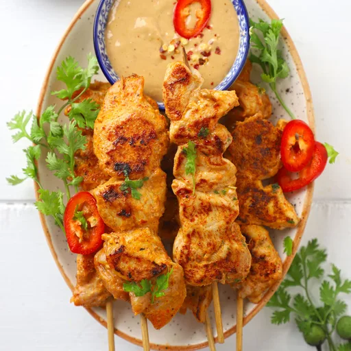 Receta de Satay de Pollo