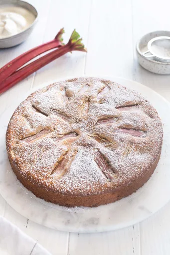 Rhubarb Cake