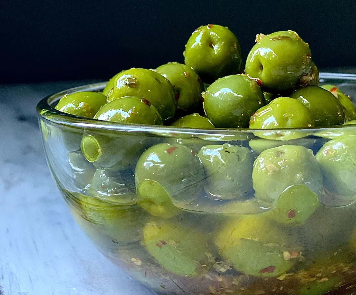Citrus Marinated Olives