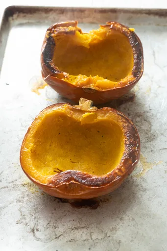 Calabaza asada (entera y en dados)