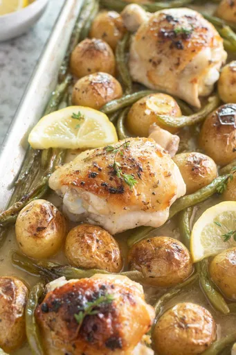 Sheet Pan Chicken Thighs