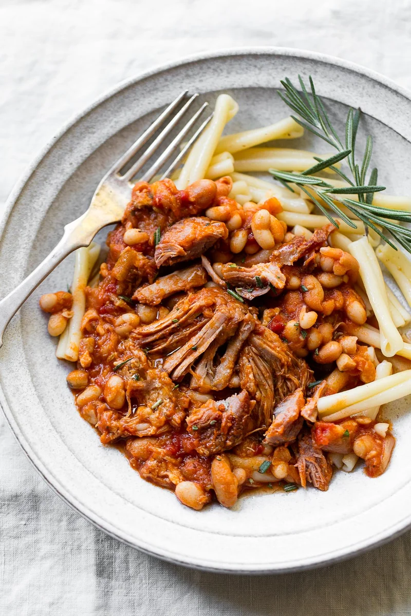 Tuscan Pork Ragu with White Beans