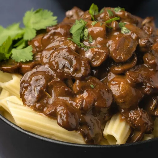 Salsa de champiñones sin lactosa