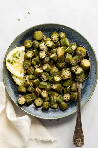 10-Minute Air Fryer Frozen Okra