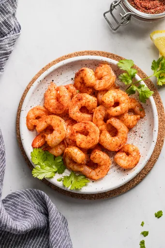 Gambas congeladas en freidora de aire en 10 minutos (sin descongelar)