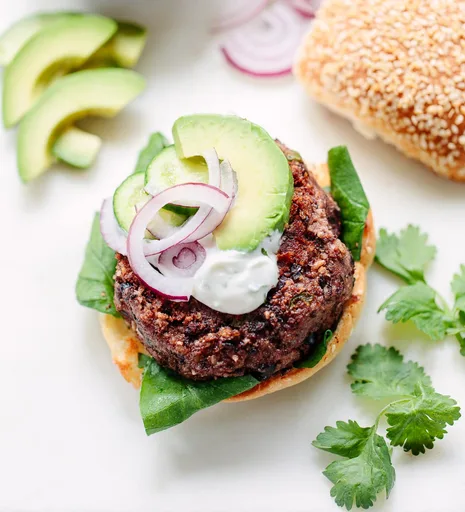 Hamburguesas Vegetarianas de Alubias Negras Caseras