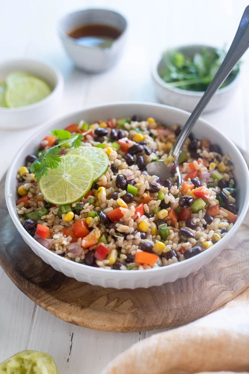 Southwest Brown Rice Salad