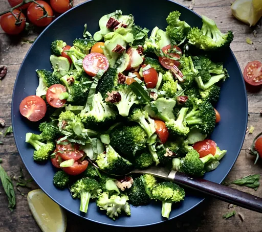 Ensalada de brócoli fresco
