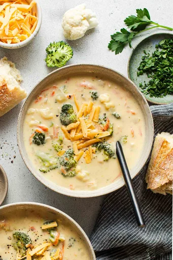 Broccoli Cauliflower Soup