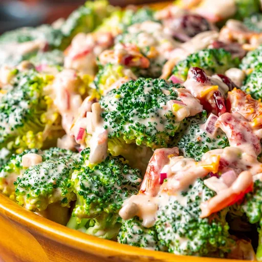 Ensalada vegana de brócoli