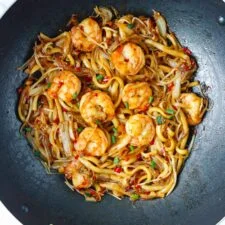 Garlic Shrimp Noodles