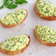 Herby Egg Salad Tartines