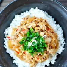 Japanese Pork Rice Bowl (Butadon)
