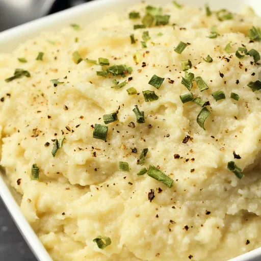 Vegan Mashed Cauliflower