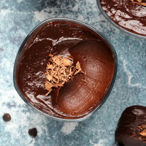 Mousse Vegano de Chocolate y Aguacate