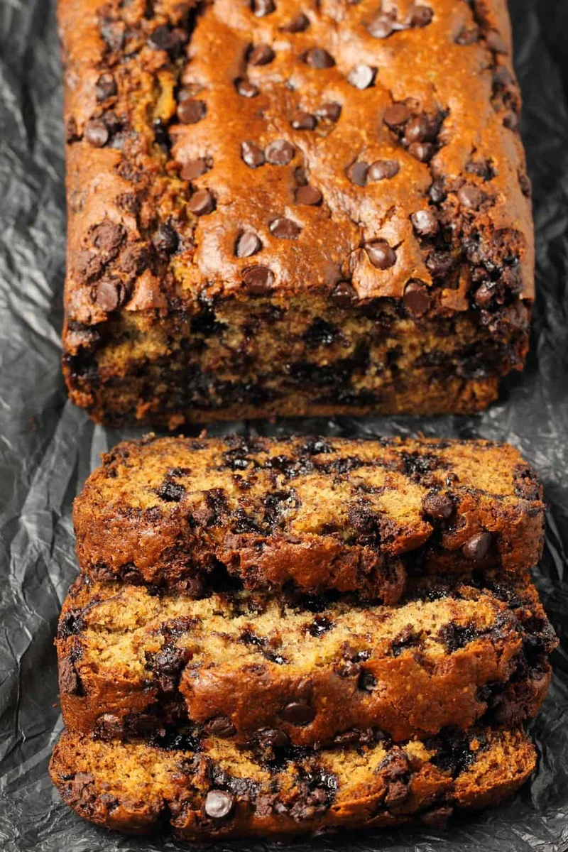 Vegan Chocolate Chip Banana Bread