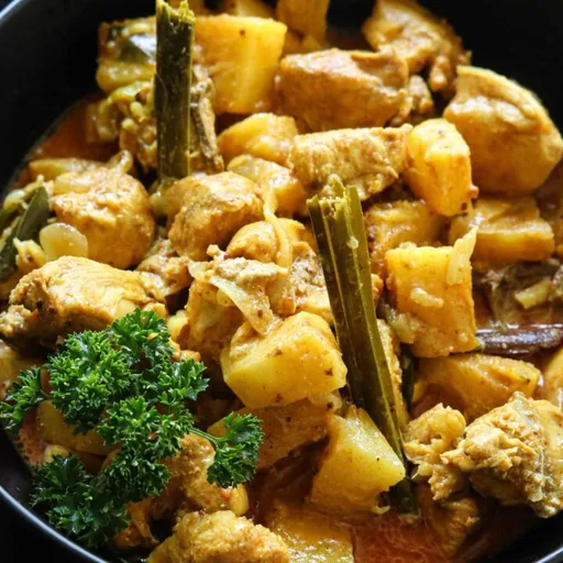 Chicken pineapple curry(Sri Lankan and spicy).