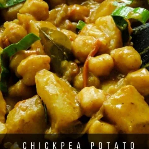 CHICKPEA POTATO CURRY(chana aloo curry)
