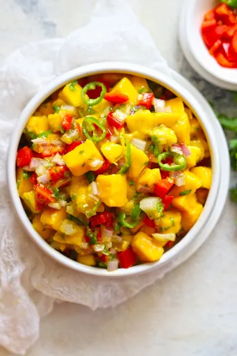 Salsa fresca de mango