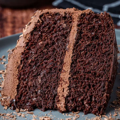 Pastel de chocolate vegano y denso