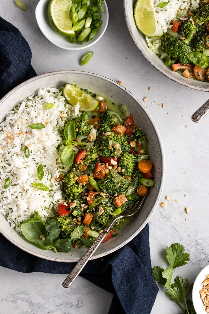 Creamy Coconut Vegetable Stir Fry