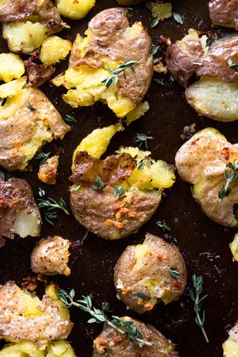Smashed Fingerling Potatoes