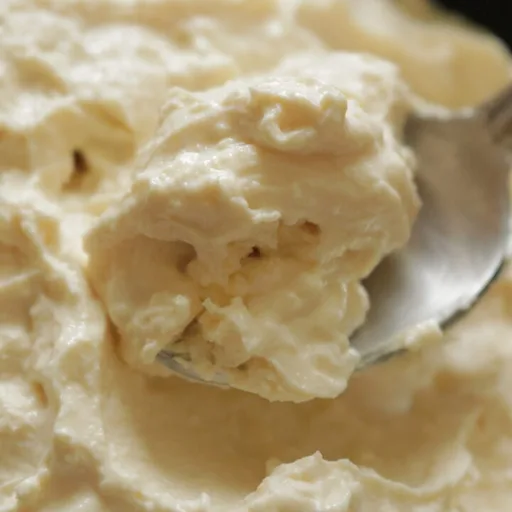 Queso crema casero.