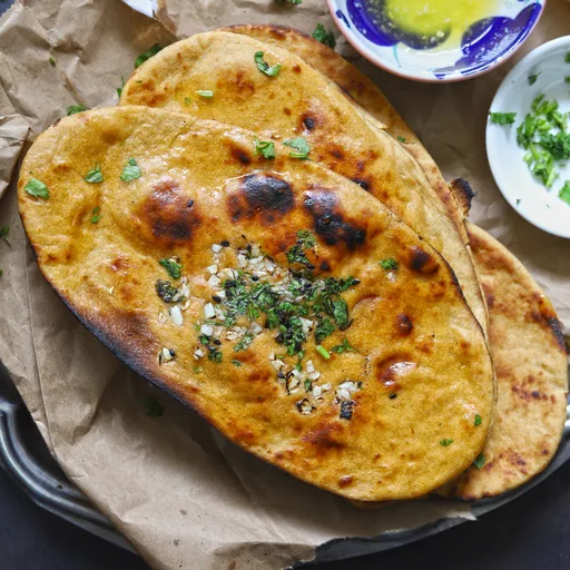 Whole Wheat Naan Without Yeast Recipe