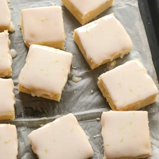 Brownies de limón (blondies de limón)
