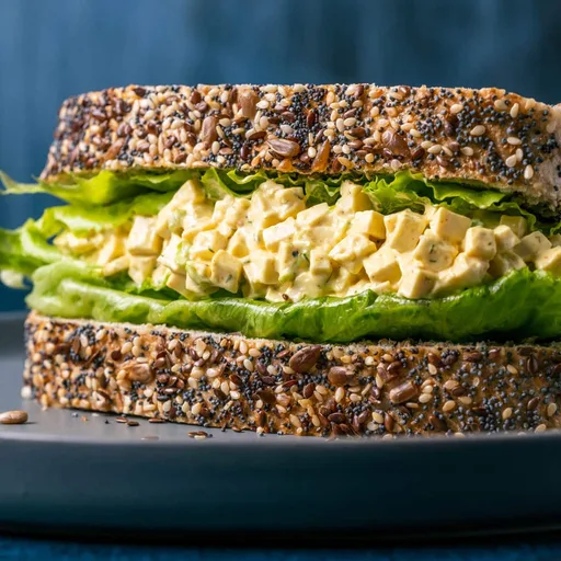 Ensalada de huevo vegana