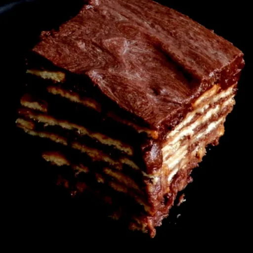 marie buiscuit chocolate pudding(no-bake).