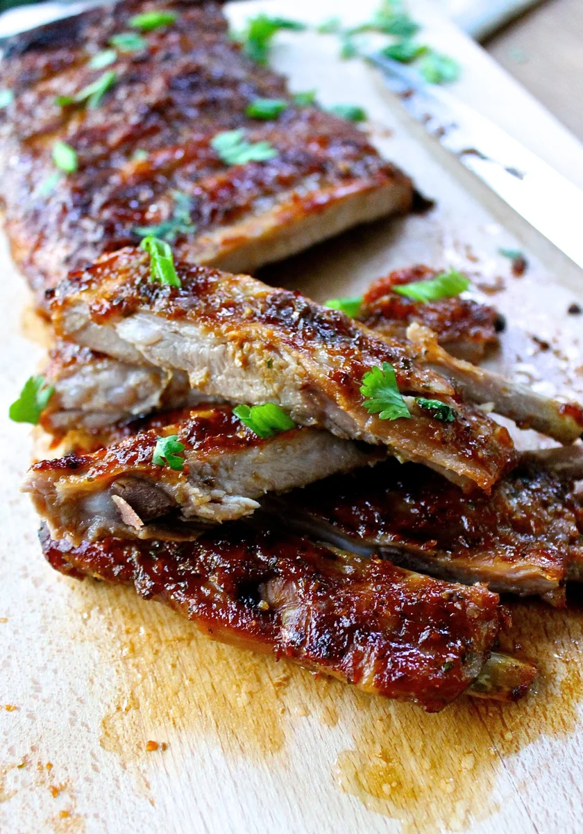 Costillas de cerdo estilo asiático