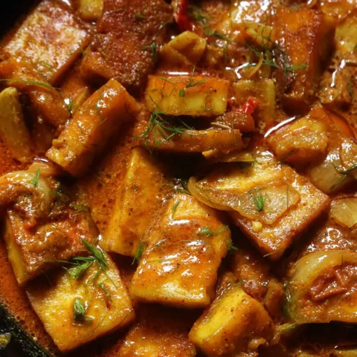 Curry de paneer (curry de queso fresco)
