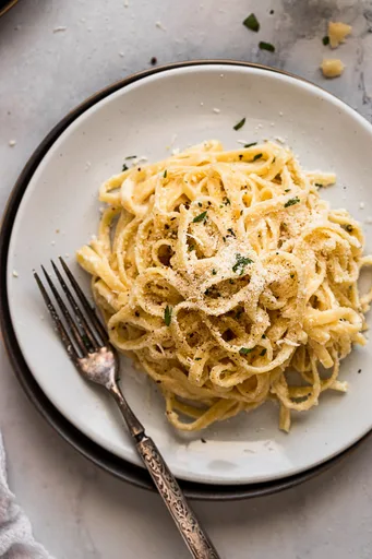 Fettuccine Alfredo for Two