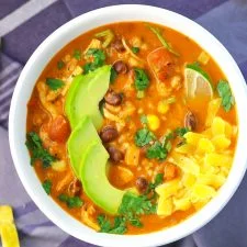 Spicy Mexican Chicken Tortilla Soup