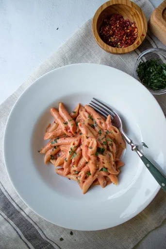 Penne alla Vodka (sin vodka)