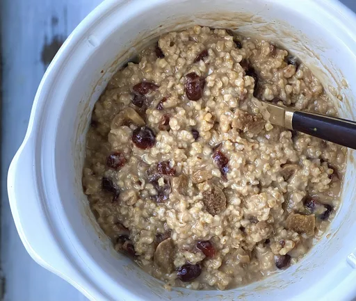 Avena reposada toda la noche