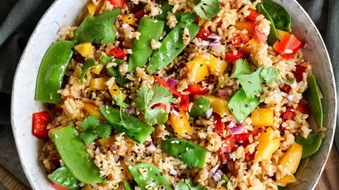 Brown Rice Miso Salad