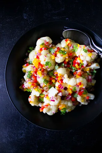 Ensalada venezolana de coliflor