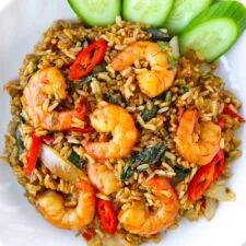 Thai Basil Shrimp Fried Rice