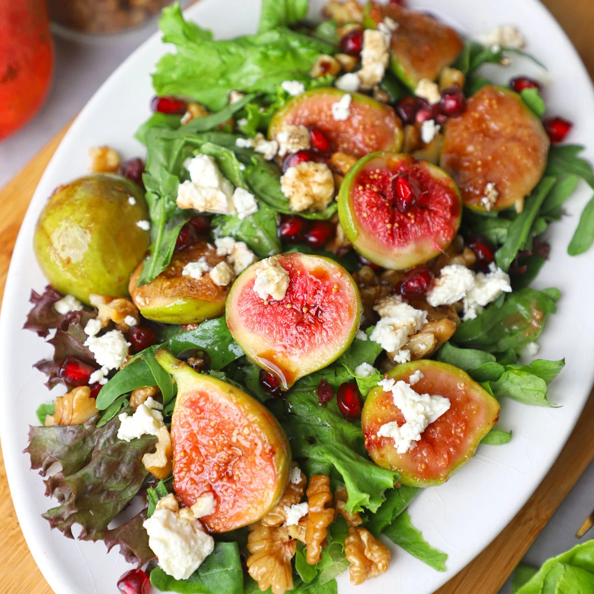 Roasted Fresh Fig Salad Recipe