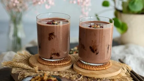 Batido de chocolate y avellana